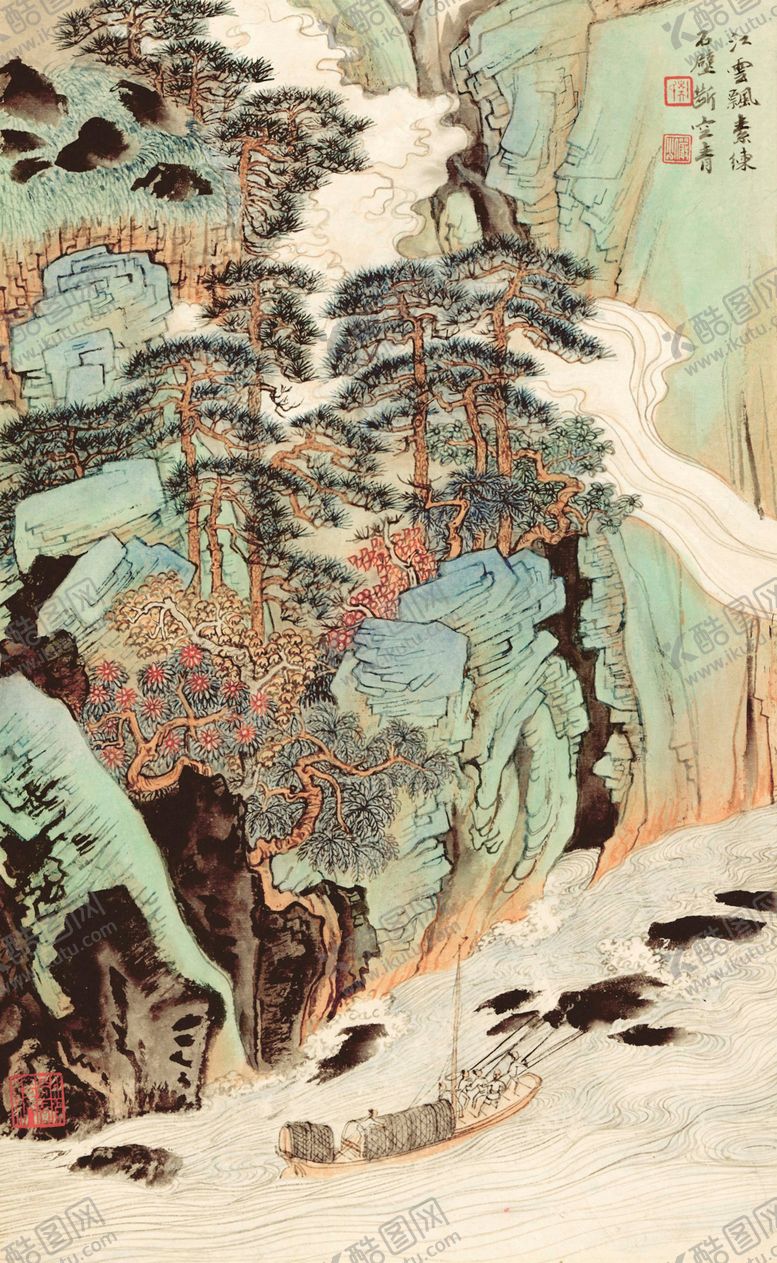 编号：73168106181927385435【酷图网】源文件下载-水墨山水国画风景