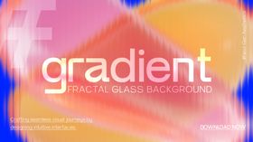 渐变背景图案设计