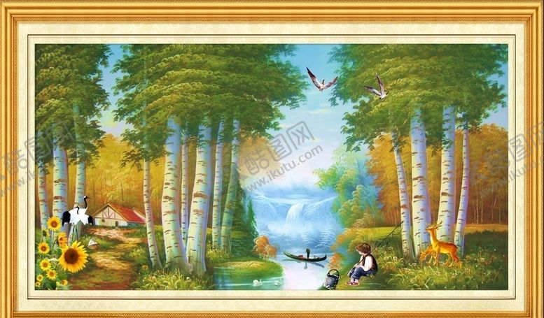 编号：77678804211405193965【酷图网】源文件下载-风景油画