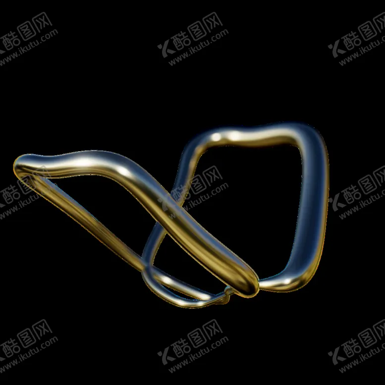 编号：60041701240159232318【酷图网】源文件下载-抽象金色管          