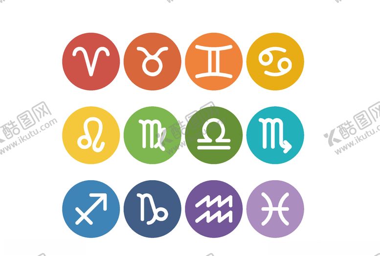 编号：64389210110710292872【酷图网】源文件下载-十二星座