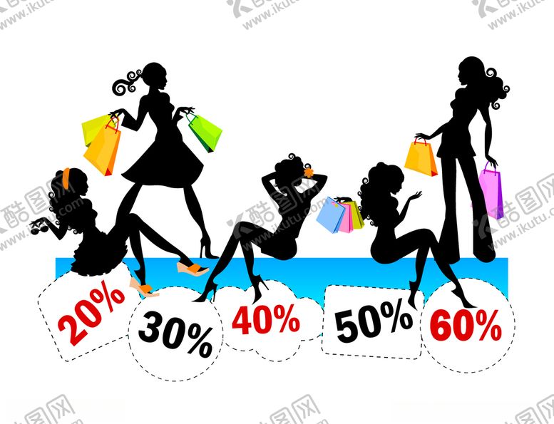 编号：40361310100402217236【酷图网】源文件下载-购物女郎