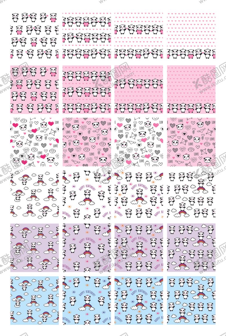 编号：99001809112251022248【酷图网】源文件下载-卡通熊猫
