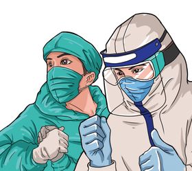 医护人员士团结生
