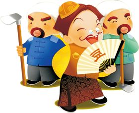 漫画人物插画合层