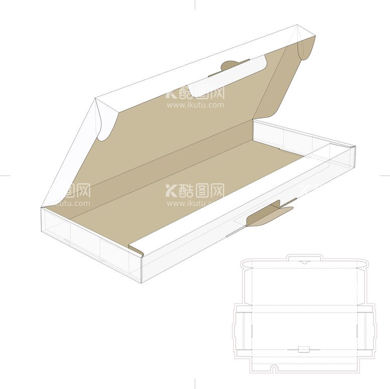 编号：37268112201215335789【酷图网】源文件下载-包装盒刀模图