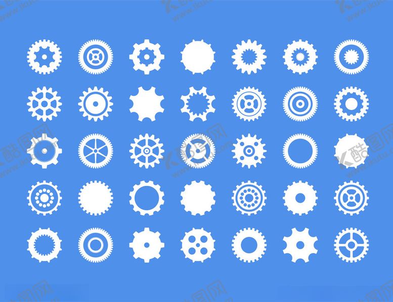 编号：45926210011644441433【酷图网】源文件下载-齿轮图案