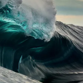 湖江海自然资源森林群落河浪