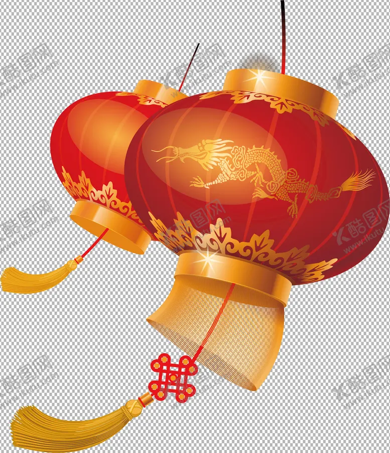 编号：03126709160116208956【酷图网】源文件下载-透明底灯笼          