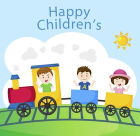 火车幼儿园素材