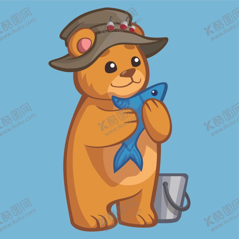 编号：19297112130316004179【酷图网】源文件下载-熊卡通矢量素材插画