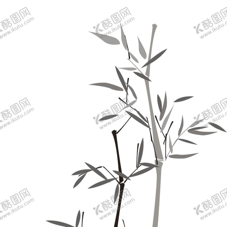 编号：21406910030921227801【酷图网】源文件下载-水墨竹子