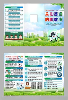 2025年全国爱眼日宣传三折页