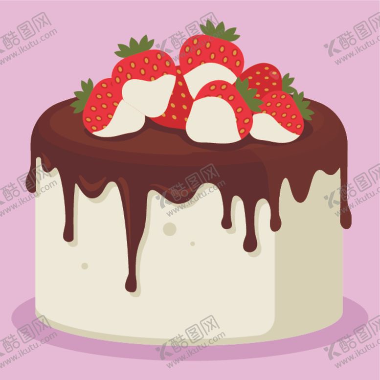 编号：75805109260554052222【酷图网】源文件下载-生日蛋糕