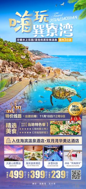 达拉湾旅游海报宣传广告