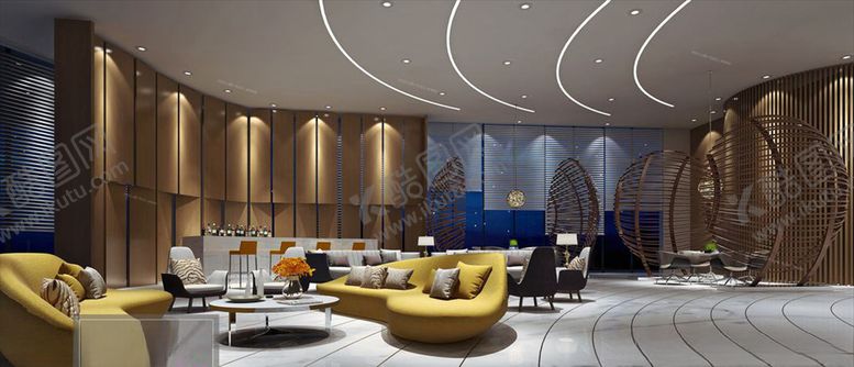 编号：89720310080004422532【酷图网】源文件下载-接待厅