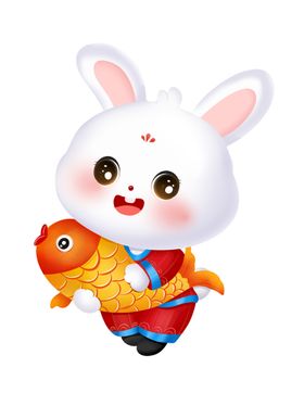 兔年吉祥2023海报新春