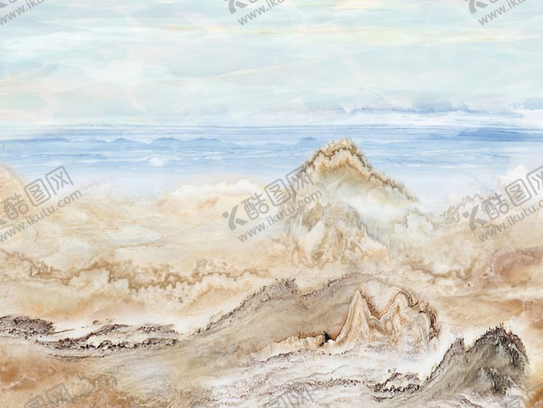 编号：95878806270816173205【酷图网】源文件下载-大理石山水背景墙