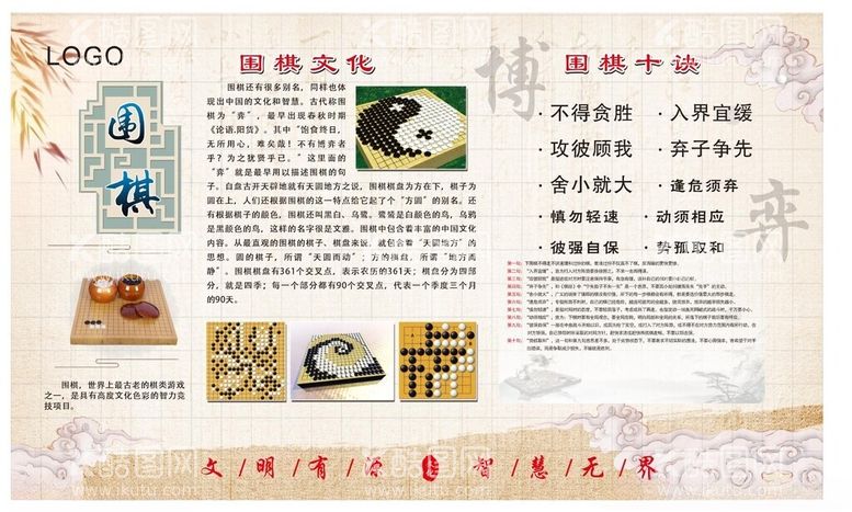 编号：69429812010511486454【酷图网】源文件下载-围棋展板围棋海报