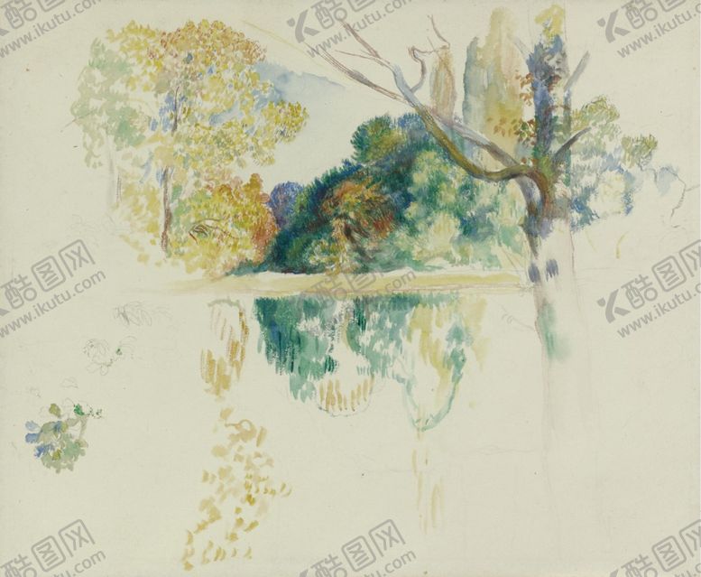 编号：94940405081648246099【酷图网】源文件下载-雷诺阿风景油画