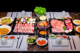 韩国烤肉美食传统美食餐饮