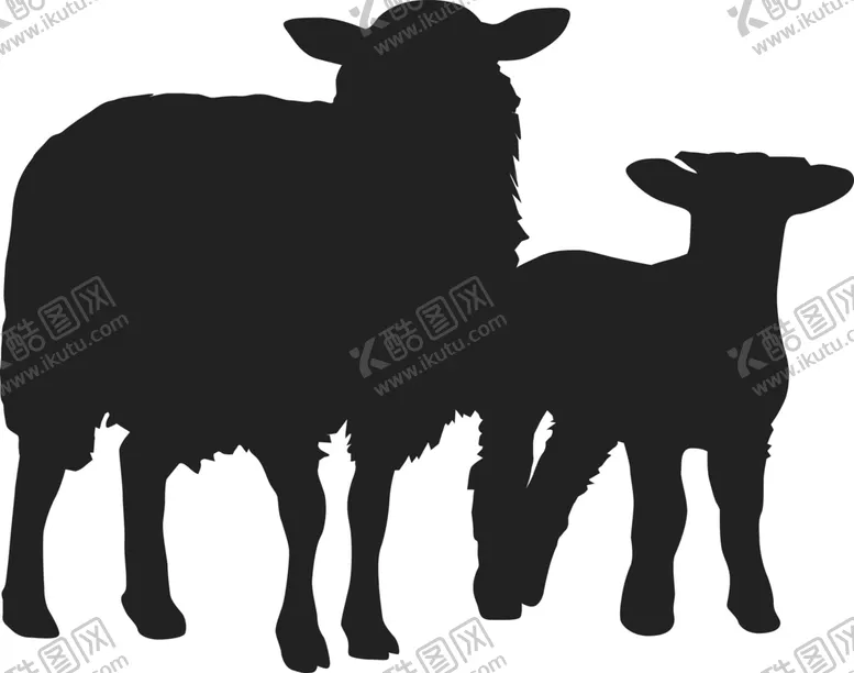 编号：46481604172231025914【酷图网】源文件下载-动物剪影