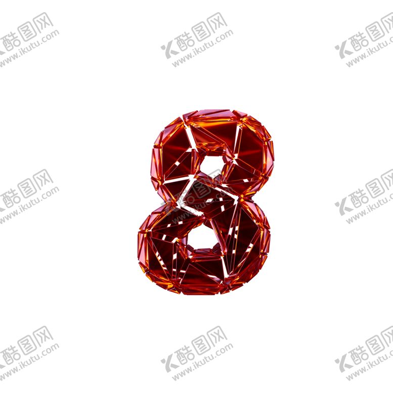 编号：39424309280610047794【酷图网】源文件下载-破碎3D字8