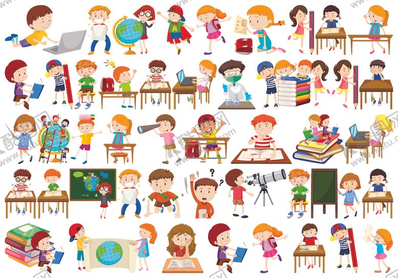 编号：46250610061344295456【酷图网】源文件下载-卡通儿童