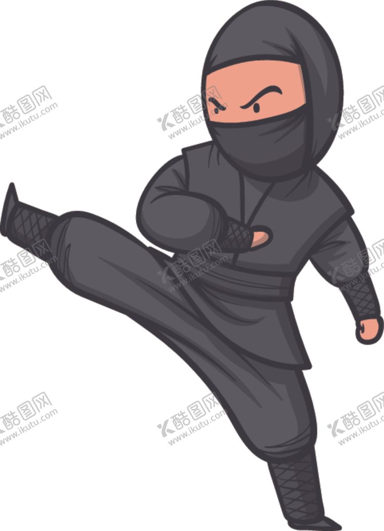 编号：22096205050056136427【酷图网】源文件下载-卡通忍者