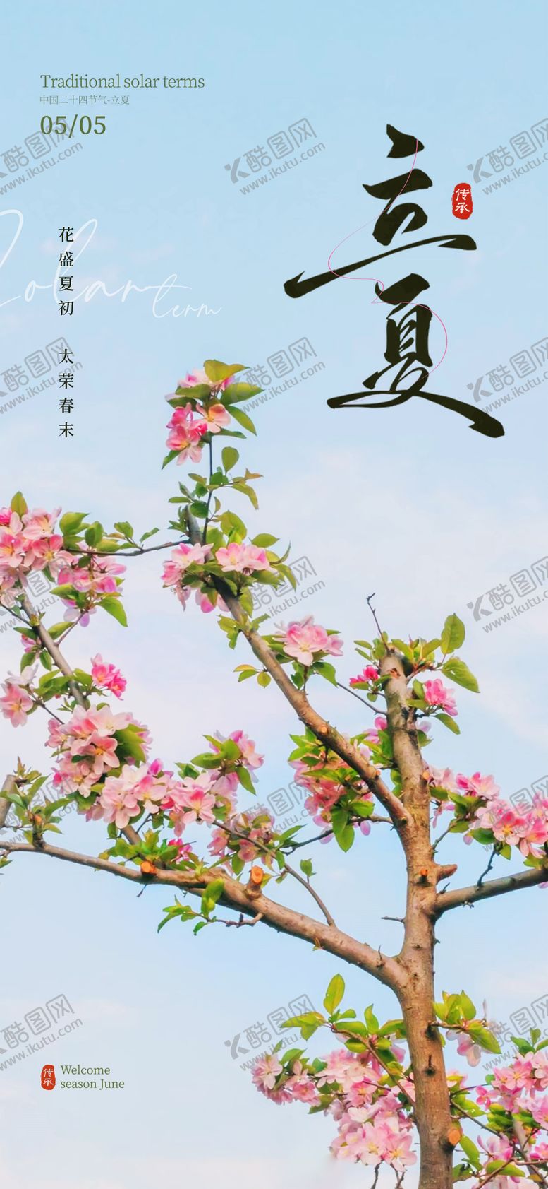 编号：25701904130918031818【酷图网】源文件下载-立夏节气海报