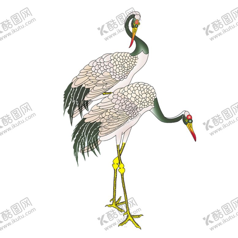 编号：30891309160052239462【酷图网】源文件下载-仙鹤