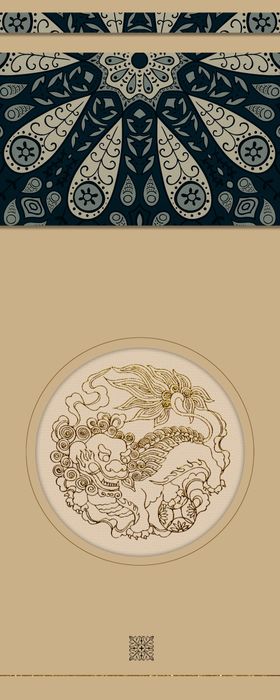 中国风背景水墨画展板小清新展板意境展板梅花