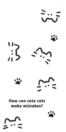 猫咪字母卡通壁纸可爱
