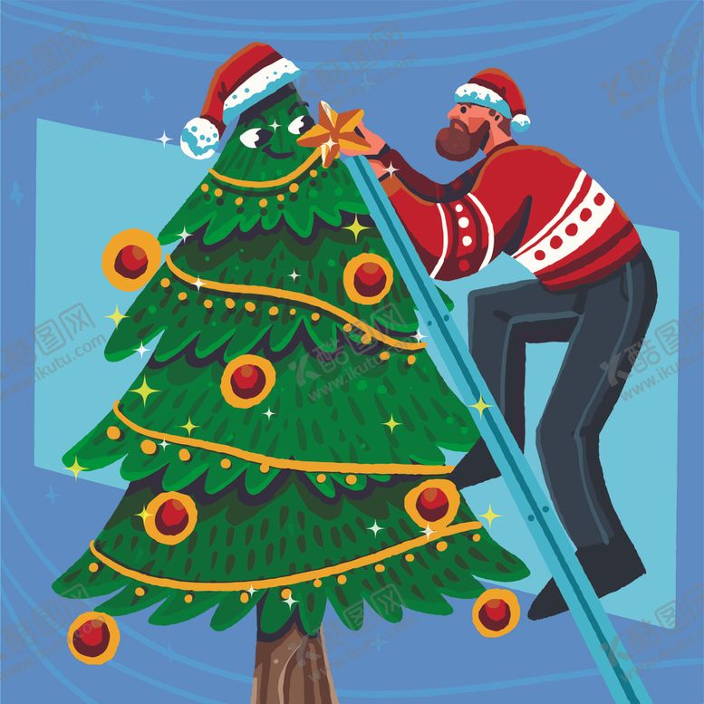 编号：23836409231756181997【酷图网】源文件下载-卡通圣诞节