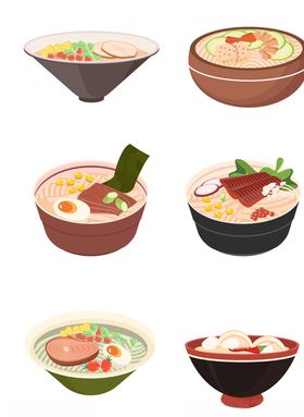 美味泡面实物素材
