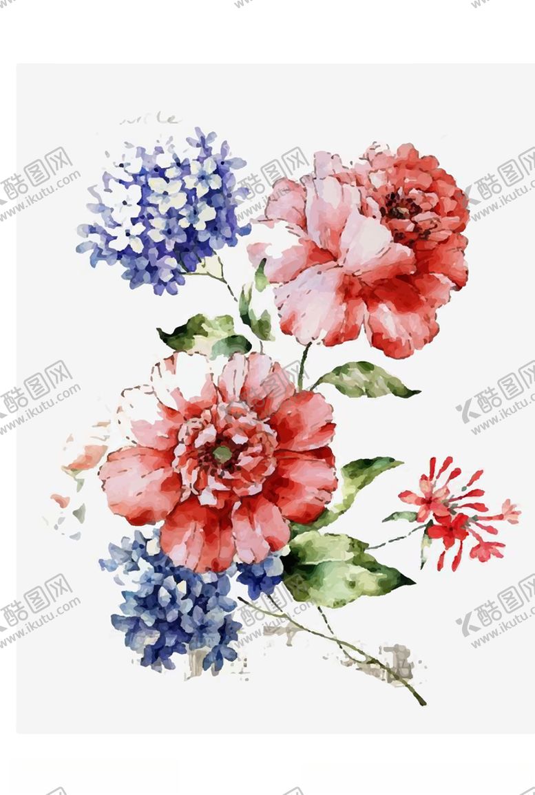 编号：12953909260733261578【酷图网】源文件下载-花朵花卉矢量图