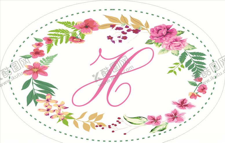 编号：15966009112142344505【酷图网】源文件下载-椭圆形字母