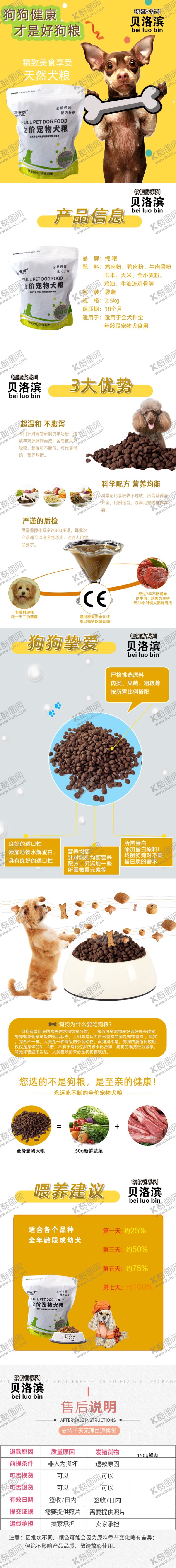 编号：32343309271629324324【酷图网】源文件下载-狗粮详情页