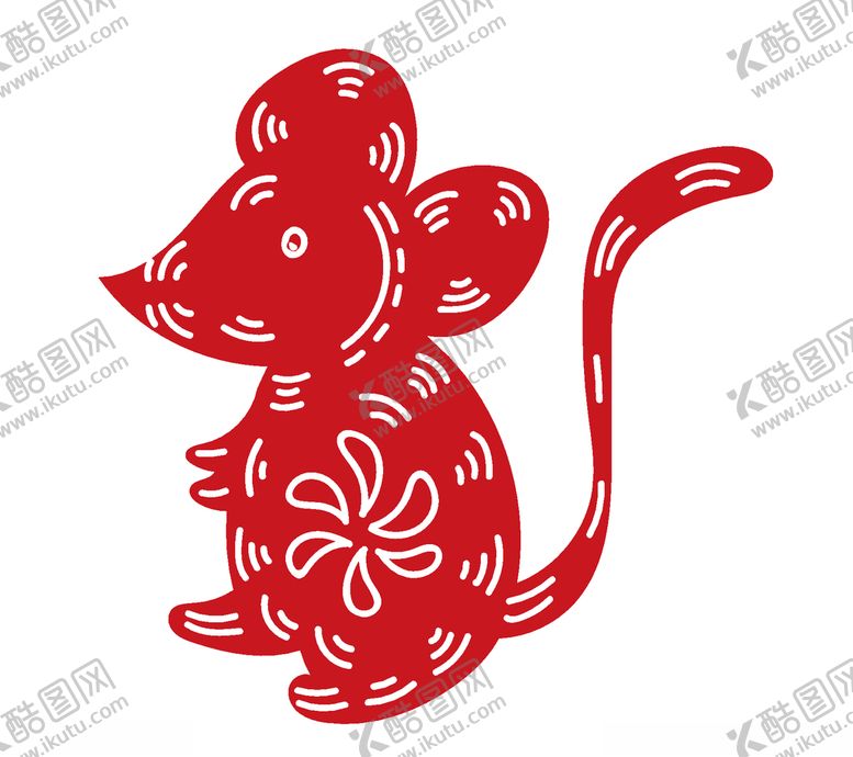 编号：75618710302230174200【酷图网】源文件下载-鼠年剪纸风格