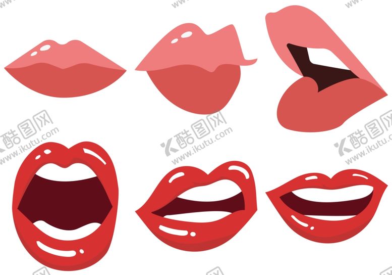 编号：71045505102247015756【酷图网】源文件下载-卡通嘴唇