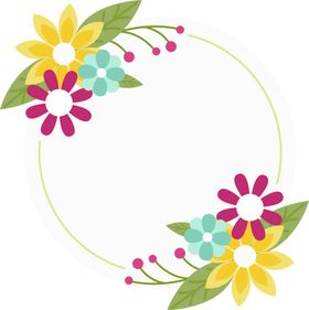 花朵标签免抠图