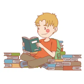 卡通学生素材