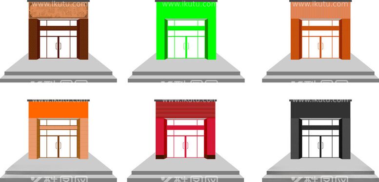 编号：39596101271543309465【酷图网】源文件下载-门头效果图