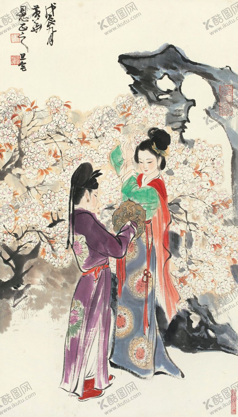 编号：73975710091344034748【酷图网】源文件下载-刘旦宅国画