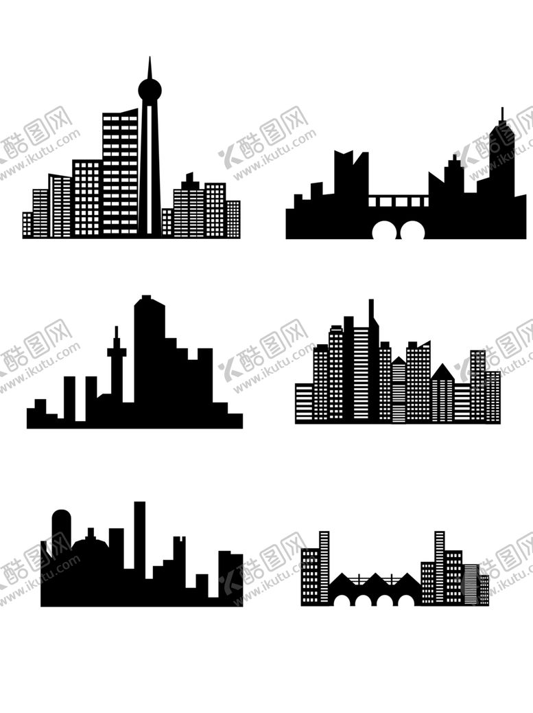 编号：47254409090411169043【酷图网】源文件下载-楼房剪影