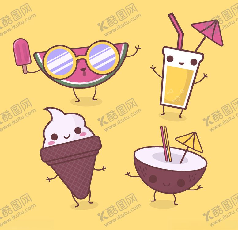 编号：94859709221955521243【酷图网】源文件下载-夏日元素