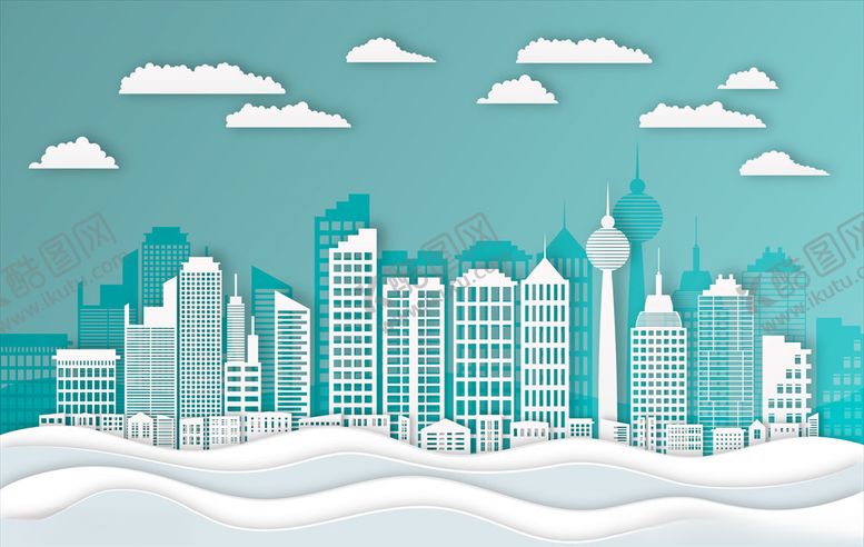 编号：83303610261938346082【酷图网】源文件下载-城市插画