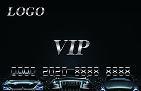 黑色VIP会员卡