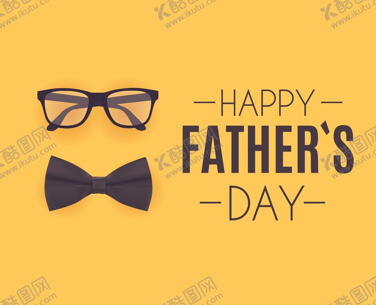 编号：44655010161913531174【酷图网】源文件下载-父亲节快乐