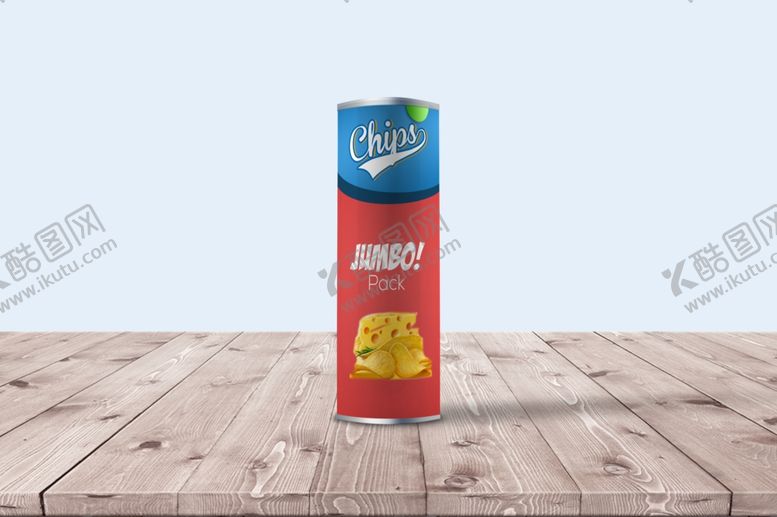编号：82872710272052335490【酷图网】源文件下载-薯片桶零食包装样机